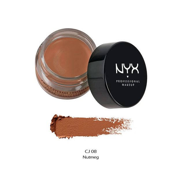 Плотный корректор для лица NYX Concealer Jar оттенок Nutmeg CJ08 - изображение 2