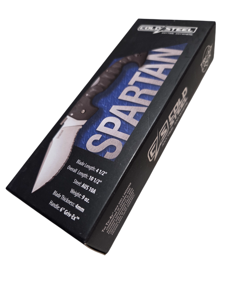 Нож Cold Steel Spartan Serrated GRAY (AUS10A) - изображение 7