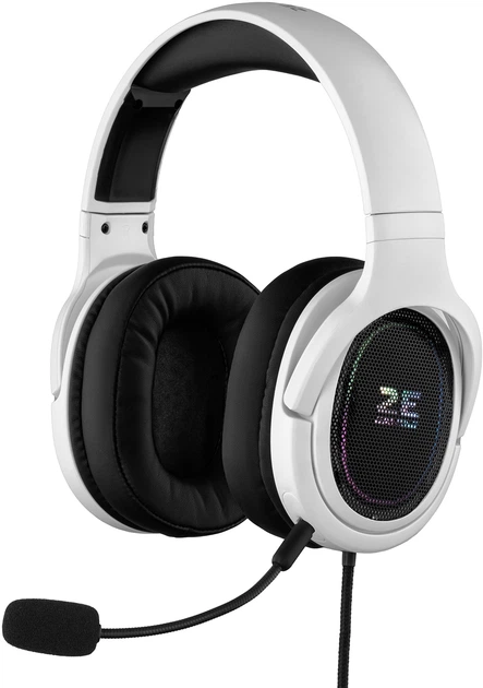 Навушники 2E Gaming HG330 RGB USB 7.1 White (2E-HG330WT-7.1) - Фото 1 Навушники 2E Gaming HG330 RGB USB 7.1 White (2E-HG330WT-7.1) - зображення 1
