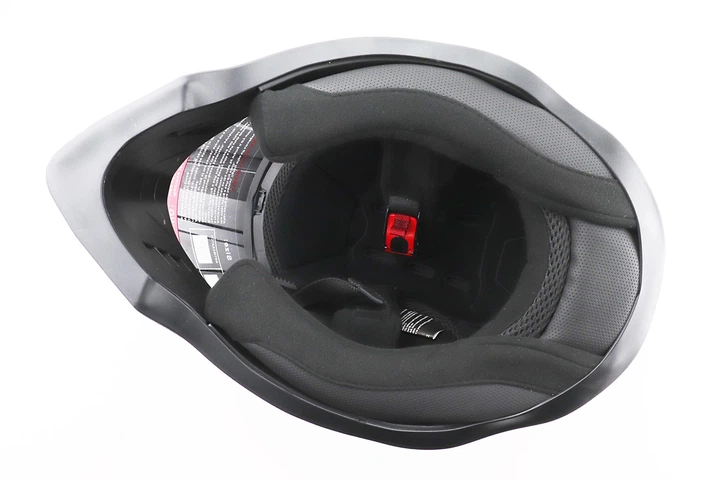 Шлем кроссовый/эндуро/ATV BLD-819-7 M (57-58 см), черный/жёлто-оранжевый - изображение 6
