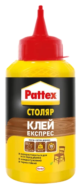 Клей Pattex Столяр 250 г - Фото 1 Клей Pattex Столяр 250 г - изображение 1
