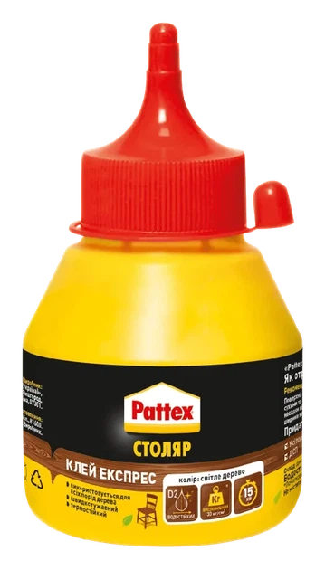 Клей Pattex Столяр 125 г - Фото 1 Клей Pattex Столяр 125 г - изображение 1