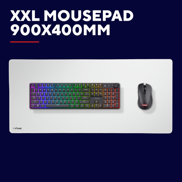 Игровая поверхность Trust GXT 759 XXL Speed Control White (TR25613) - Фото 6 Игровая поверхность Trust GXT 759 XXL Speed Control White (TR25613) - изображение 6