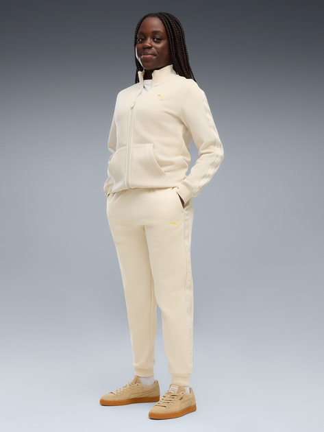 Подростковый спортивный костюм (толстовка + штаны) для девочки Puma Essentials Tape 69542087 146-152 см Alpine Snow (4070033461624) - Фото 1 Подростковый спортивный костюм (толстовка + штаны) для девочки Puma Essentials Tape 69542087 146-152 см Alpine Snow (4070033461624) - изображение 1