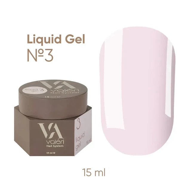Жидкий гель Valeri Liquid Gel 003 15 мл - Фото 1 Жидкий гель Valeri Liquid Gel 003 15 мл - изображение 1