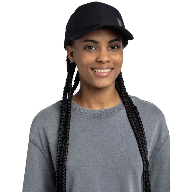 Кепка Buff Summit Cap Solid black S/M (100080710) - Фото 3 Кепка Buff Summit Cap Solid black S/M (100080710) - зображення 3