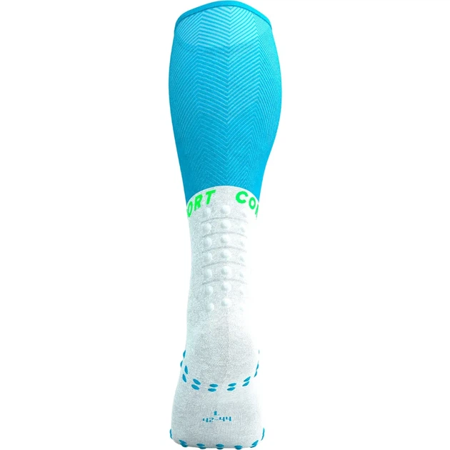 Гольфи Compressport Full Socks Oxygen norse blue/neon green S (100089911) - зображення 3