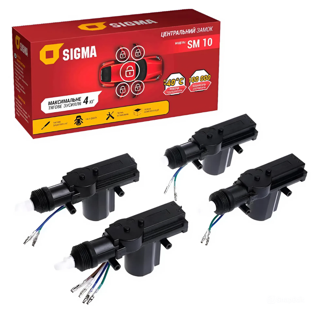Комплект центральних замков Sigma SM-10 (Auto-53681) - зображення 3