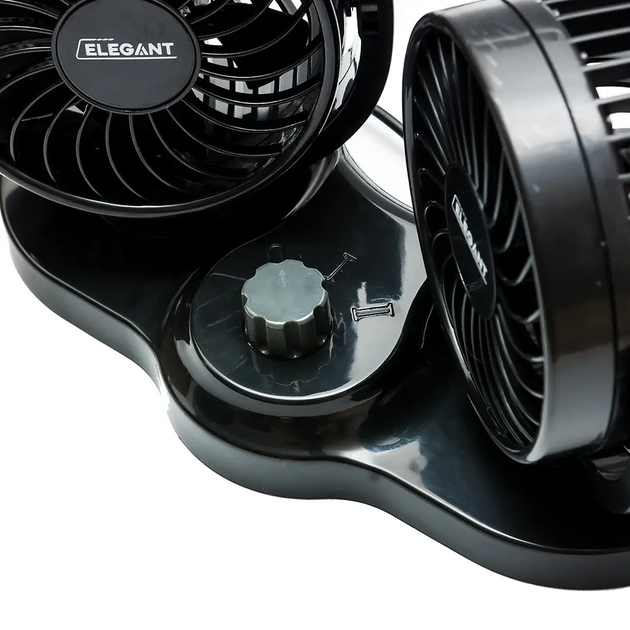Вентилятор автомобильный двойной Elegant Maxi 101 554 5V USB 4 дюйма (002-70143) - изображение 3