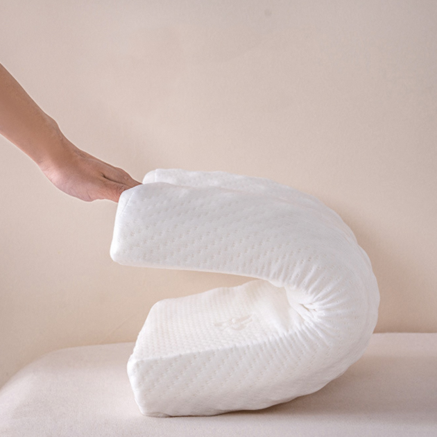 Ортопедическая анатомическая подушка для сна из Memory Foam и вспененного латекса, 35х55 см, с эффектом памяти и поддержкой шеи - изображение 7