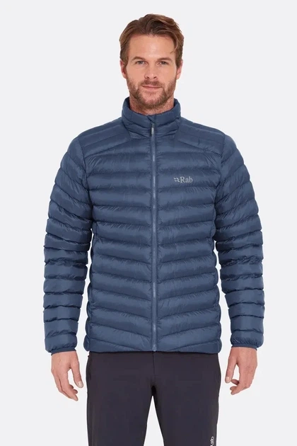 Куртка утеплена чоловіча Rab Cirrus Jacket, Tempest Blue, LRG - Фото 1 Куртка утеплена чоловіча Rab Cirrus Jacket, Tempest Blue, LRG - зображення 1