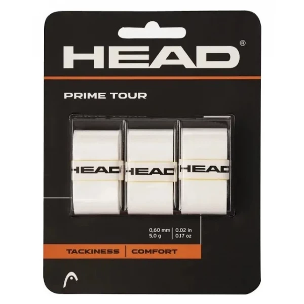 Обмотка Head Prime Tour 3 шт White (1000-285-621 wh) - Фото 1 Обмотка Head Prime Tour 3 шт White (1000-285-621 wh) - зображення 1