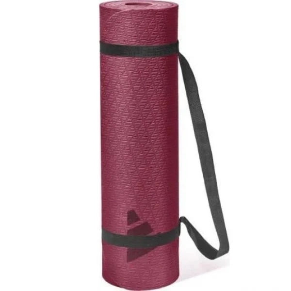 Коврик для йоги Adidas Yoga Mat 183 х 61 х 1 см Burgundy (1000-ADYG-10003CB) - изображение 4