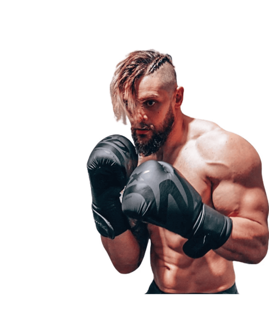 Боксерські рукавиці RDX BOXING GLOVES F15 чорний 16 унцій (BGR-F15MB) - зображення 4