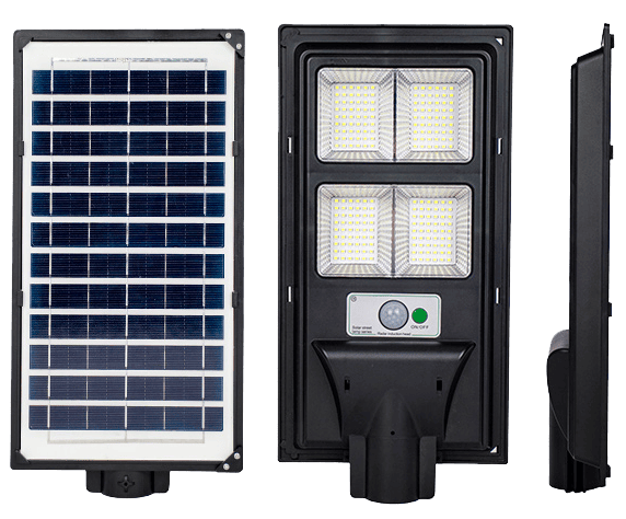 LED вуличний світильник на сонячній батареї UNILITE 60W 6500K, Акумулятор: 3.2V, 5Аh Сонячна панель: 6V, 6W, з датчик руху, - зображення 2