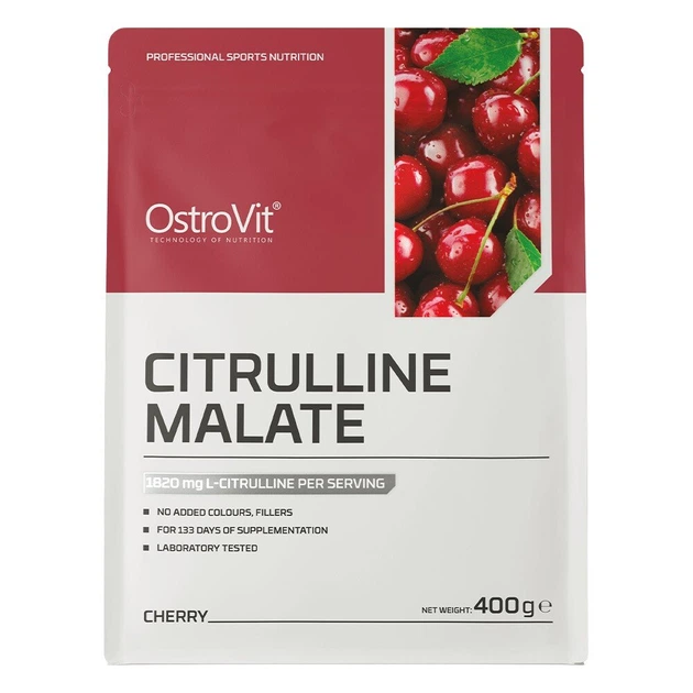 Амінокислота OstroVit Citrulline, 400 грам - Вишня - Фото 1 Амінокислота OstroVit Citrulline, 400 грам - Вишня - зображення 1