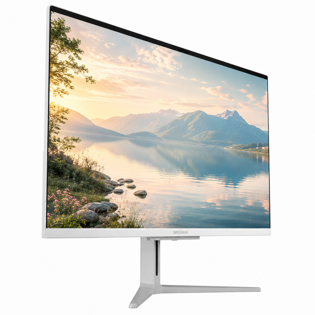 Моноблок 27" Medion (Lenovo Group) Akoya E27403 | Intel Core i7-1165G7 | IPS (1920x1080) FullHD | RAM 16 ГБ | SSD NVME 512 ГБ | Intel Iris Xe Graphics | Wi-Fi 5 | Bluetooth 5.0 | Тонкий корпус | Win11 (5224) - Уцінка - зображення 2