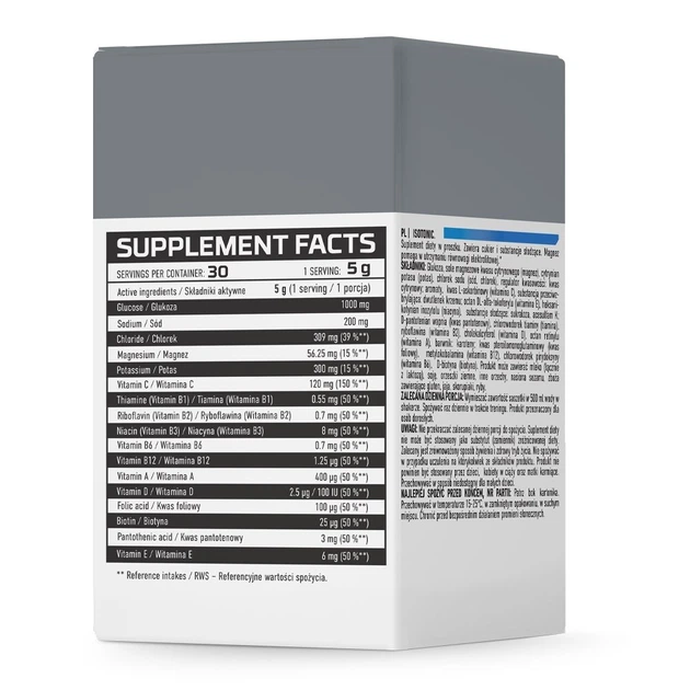 Ізотонік OstroVit Isotonic, 30*5 грам - Грейпфрут - зображення 2
