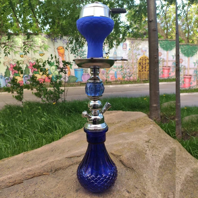 Кальян Hookah Jamil Blue Plus высотой 40 см на 1 персону - изображение 3