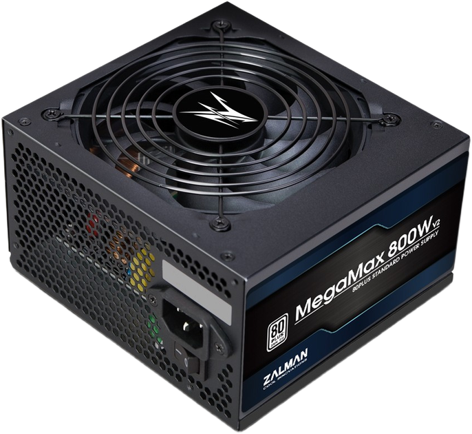 Блок живлення Zalman MegaMax ZM800-TXII 800W - Фото 2 Блок живлення Zalman MegaMax ZM800-TXII 800W - зображення 2
