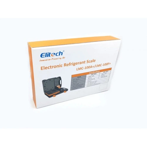 Весы для заправки фреона Elitech LMC-100A+ (100 кг, точность 5 г, с кейсом) - изображение 6