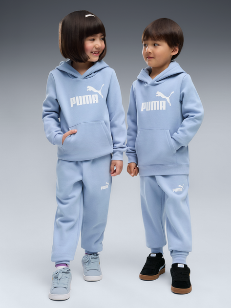 Детский теплый спортивный костюм (худи + штаны) Puma Essentials No.1 Logo 68523838 98-104 см Chambray Blue (4070033452530) - Фото 1 Детский теплый спортивный костюм (худи + штаны) Puma Essentials No.1 Logo 68523838 98-104 см Chambray Blue (4070033452530) - изображение 1