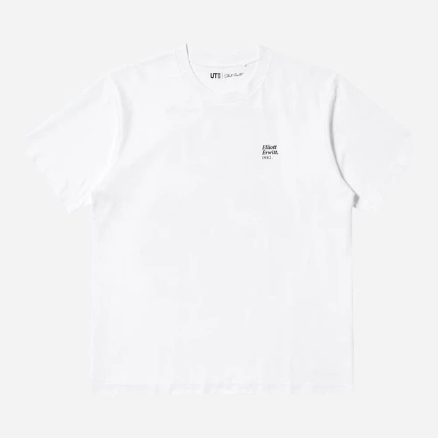 Футболка хлопковая оверсайз длинная женская Uniqlo 251753516 XL Белая (1159865375) - изображение 11