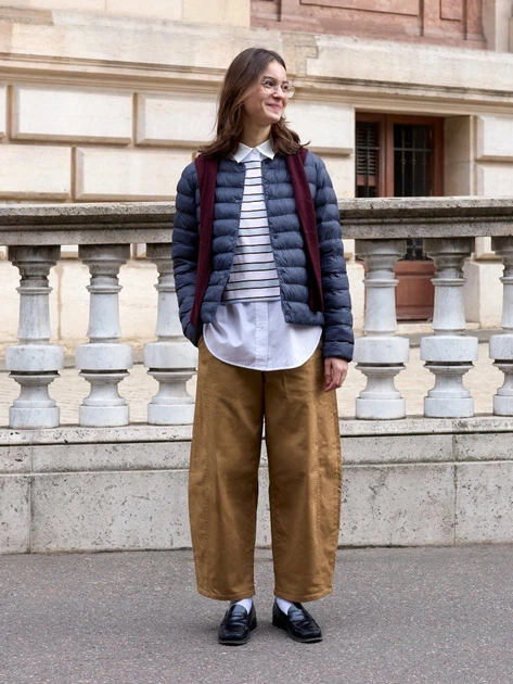 Поло женское Uniqlo 476921315 S Белый/Голубой (1159863058) - Фото 13 Поло женское Uniqlo 476921315 S Белый/Голубой (1159863058) - изображение 13