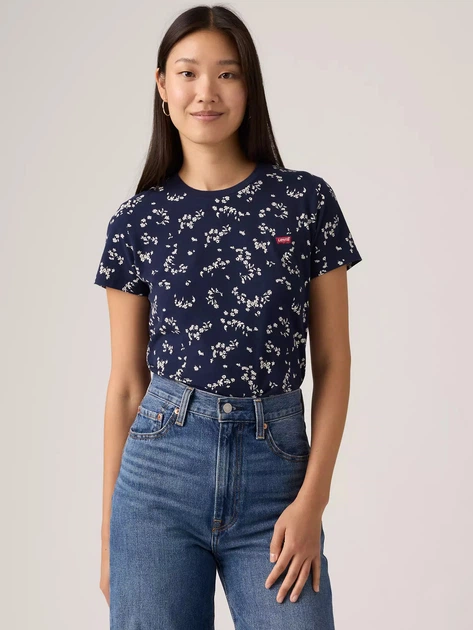 Футболка хлопковая женская Levi`s 892080807 XS Синяя (1159865491) - изображение 3