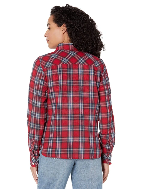 Рубашка женская Tommy Hilfiger 253528451 XS Красная (1159865521) - изображение 2