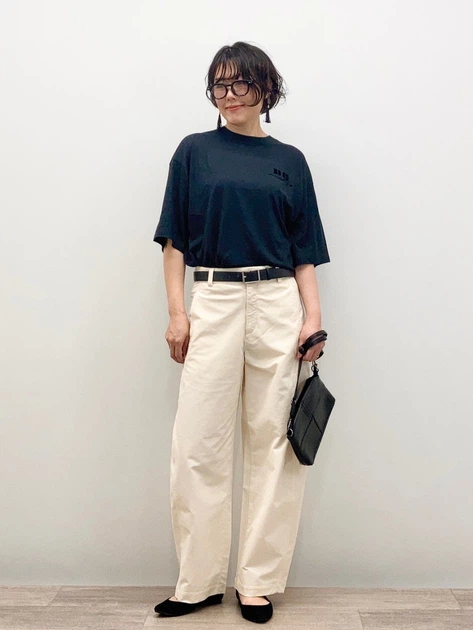 Футболка хлопковая оверсайз женская Uniqlo 20827268 XS Черная (1159874175) - изображение 2
