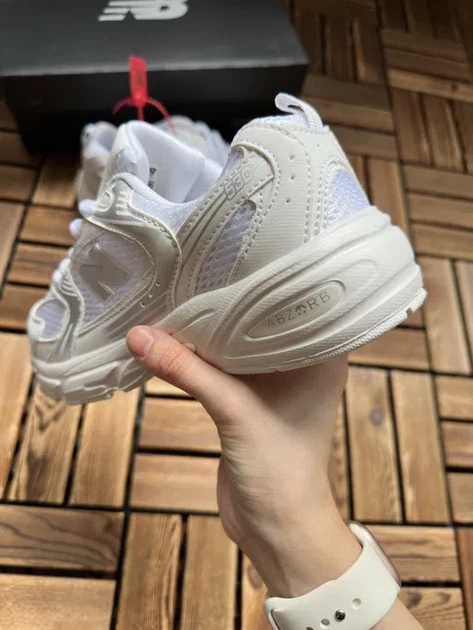 Кросівки жіночі NB530 white silver 39 (24,5) - зображення 5