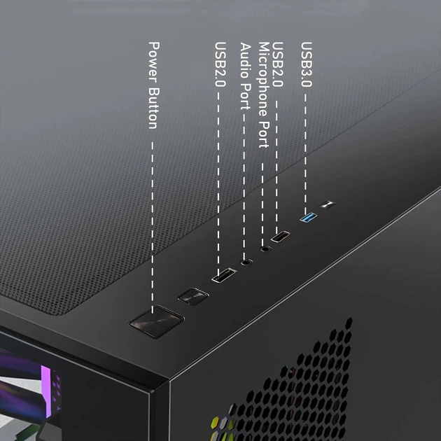 Игровой ПК STGsivir Intel Core i7-4770 / RAM 16GB / SSD 512GB /AMD Radeon RX 580 / HDMI / LAN / Wi-Fi 6 / Bluetooth 5.0 / Windows 11 / Черный (102143794) b1 - Уценка - изображение 5