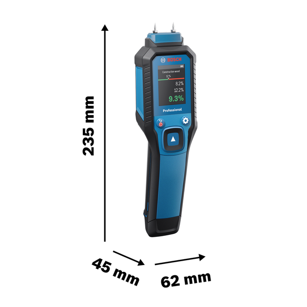 Вимірювач вологості Bosch Professional GMP 1-13 (0601078000) - зображення 2