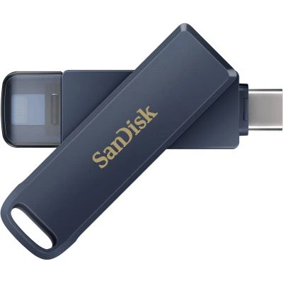 USB флеш накопитель SanDisk 128GB Phone Drive for iPhone Metallic Sky Lightning/Type-C U (SDIXD0N-128G-GN6NE) - Фото 5 USB флеш накопитель SanDisk 128GB Phone Drive for iPhone Metallic Sky Lightning/Type-C U (SDIXD0N-128G-GN6NE) - изображение 5