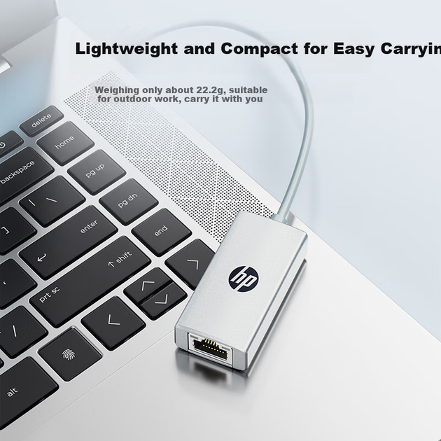 Мережевий адаптер HP USB 3.0 / Gigabit Ethernet / Silver - зображення 4