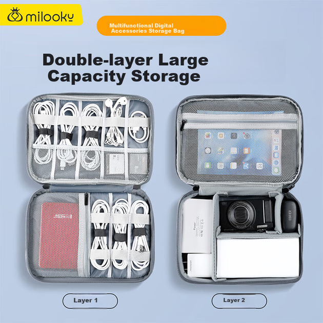 Чехол Milooky для iPad 11/12.9" защитный, для кабелей, аксессуар - Фото 6 Чехол Milooky для iPad 11/12.9" защитный, для кабелей, аксессуар - изображение 6