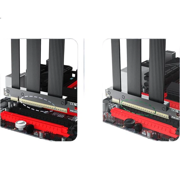 Райзер ZHENWEI PCIe 5.0 x16 вертикальный 15 см - Фото 4 Райзер ZHENWEI PCIe 5.0 x16 вертикальный 15 см - изображение 4