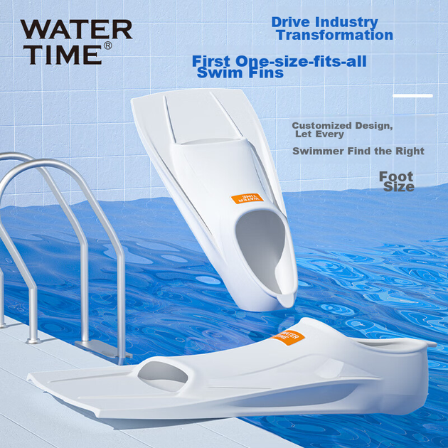 Ласты WATERTIME для взрослых короткие силиконовые, для плавания, оранжевые, размер 35 - Фото 12 Ласты WATERTIME для взрослых короткие силиконовые, для плавания, оранжевые, размер 35 - изображение 12