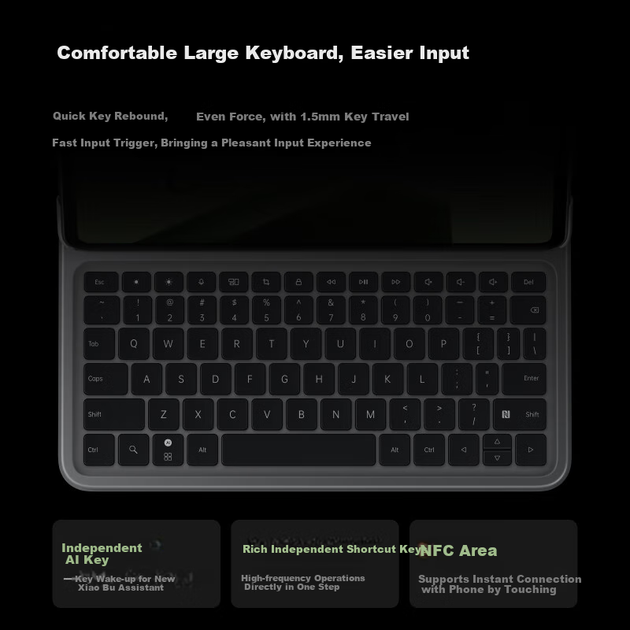 Чехол-клавиатура для планшета OnePlus Smart Keyboard Dark Grey (OPK2404) - Фото 4 Чехол-клавиатура для планшета OnePlus Smart Keyboard Dark Grey (OPK2404) - изображение 4