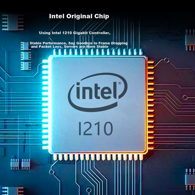 Сетевая карта PERCKO Gigabit Ethernet PCI-E X1 на базе чипа Intel I210, однопортовая, для настольных компьютеров, проводная, серверная, четырехпортовая I210T4, Linux. - Фото 7 Сетевая карта PERCKO Gigabit Ethernet PCI-E X1 на базе чипа Intel I210, однопортовая, для настольных компьютеров, проводная, серверная, четырехпортовая I210T4, Linux. - изображение 7
