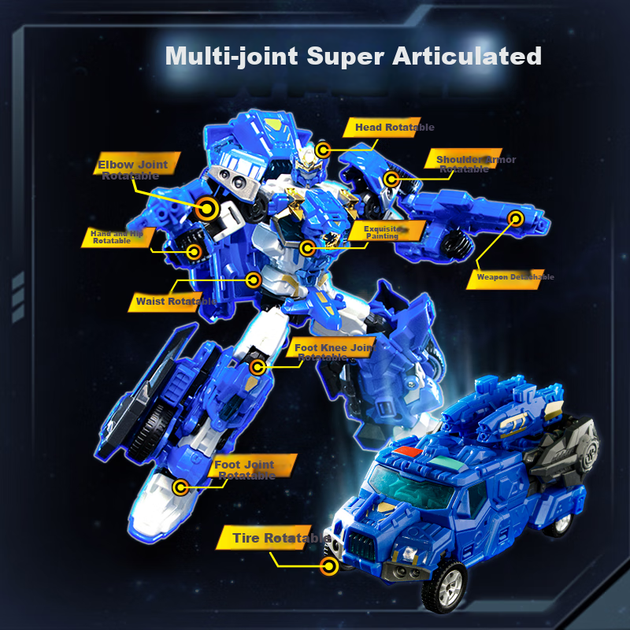 Игрушка-трансформер DISON Transforming Alliance 5 Beast Wars Chronicles, Pulsar Maximus Mecha, коллекционная игрушка для мальчиков, подарок для детей. - изображение 8