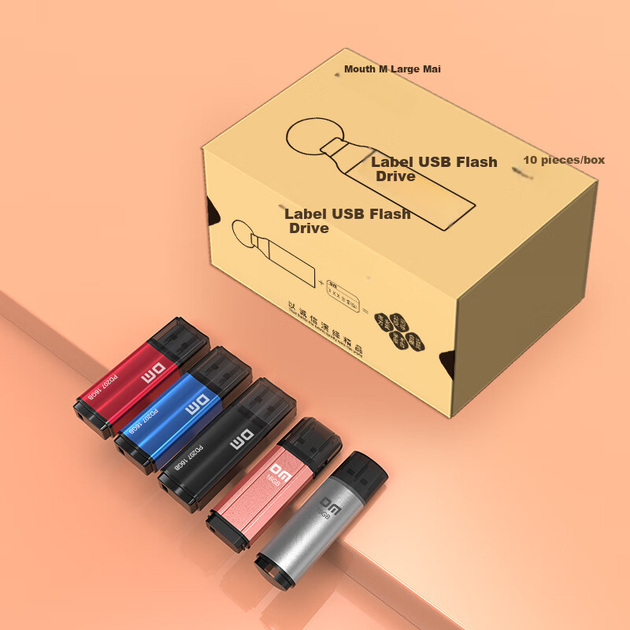 Флеш-накопитель DM Daimai 16 ГБ USB 2.0, модель PD208, с возможностью подключения и использования без установки драйверов, небольшой емкости, 10 штук в коробке. - изображение 5