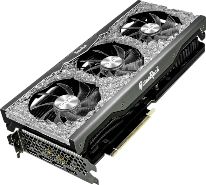 Відеокарта GeForce RTX 3070 8GB Palit GameRock (NE63070019P2-1040G) Б/В - Фото 2 Відеокарта GeForce RTX 3070 8GB Palit GameRock (NE63070019P2-1040G) Б/В - изображение 2