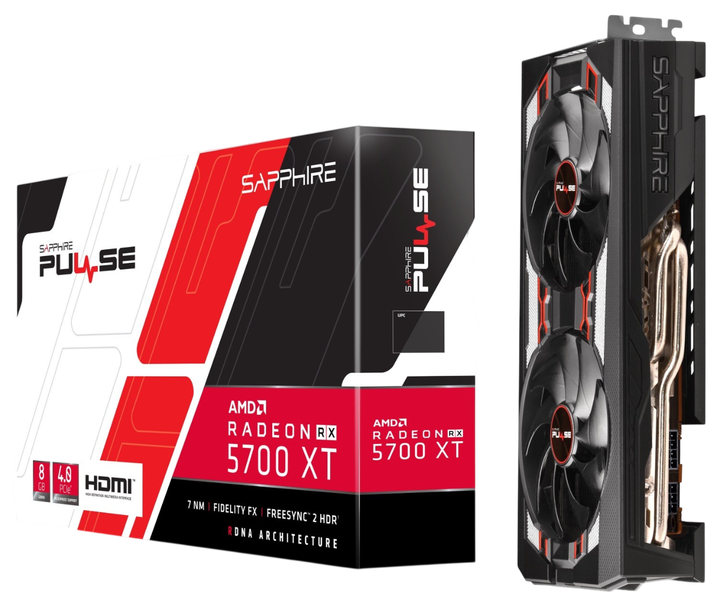Відеокарта AMD Radeon RX 5700 XT 8GB Sapphire Pulse (11293-01) Б/В - Фото 1 Відеокарта AMD Radeon RX 5700 XT 8GB Sapphire Pulse (11293-01) Б/В - изображение 1