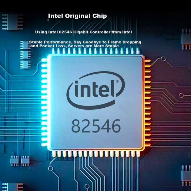PERCKO Intel 82546 Чіп PCI Гігабітний Двопортовий Сервер Мережева Карта Настільна Агрегація М'який Маршрутизатор ROS Бездисковий 8492mt Сумісний з 82541 8139 Мережева Карта PCI - зображення 3