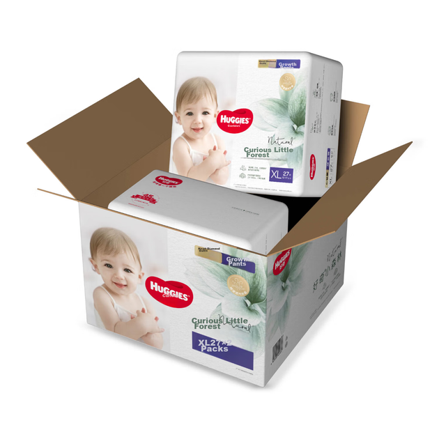 Підгузки-трусики Huggies Little Forest XL (12-17 кг), 58 шт (2 x 29) - Фото 7 Підгузки-трусики Huggies Little Forest XL (12-17 кг), 58 шт (2 x 29) - зображення 7