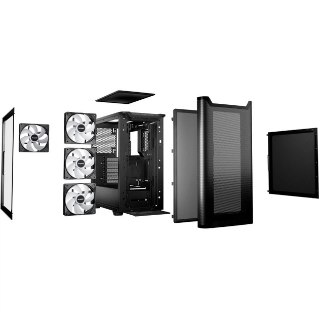 Корпус для ПК be quiet! Pure Base 501 LX Midi-Tower без БП ATX/MicroATX/Mini-ITX Black (BGW78) - изображение 7