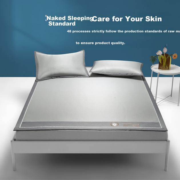 Комплект ковриков охлаждающих MINISO Ice Silk антибактериальный 150×200см для 1.5м кровати - Фото 6 Комплект ковриков охлаждающих MINISO Ice Silk антибактериальный 150×200см для 1.5м кровати - изображение 6