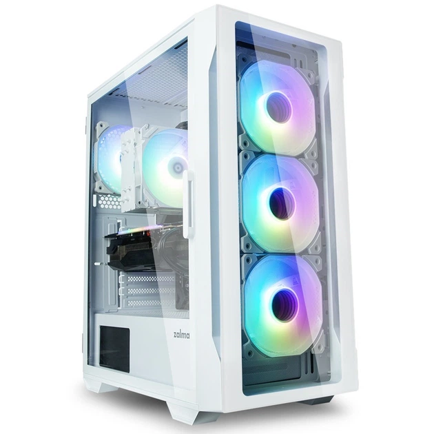 Корпус для ПК Zalman i3 Neo TG Midi-Tower без БЖ ATX/MicroATX/Mini-ATX White (I3NEOTGWHITE) - зображення 3